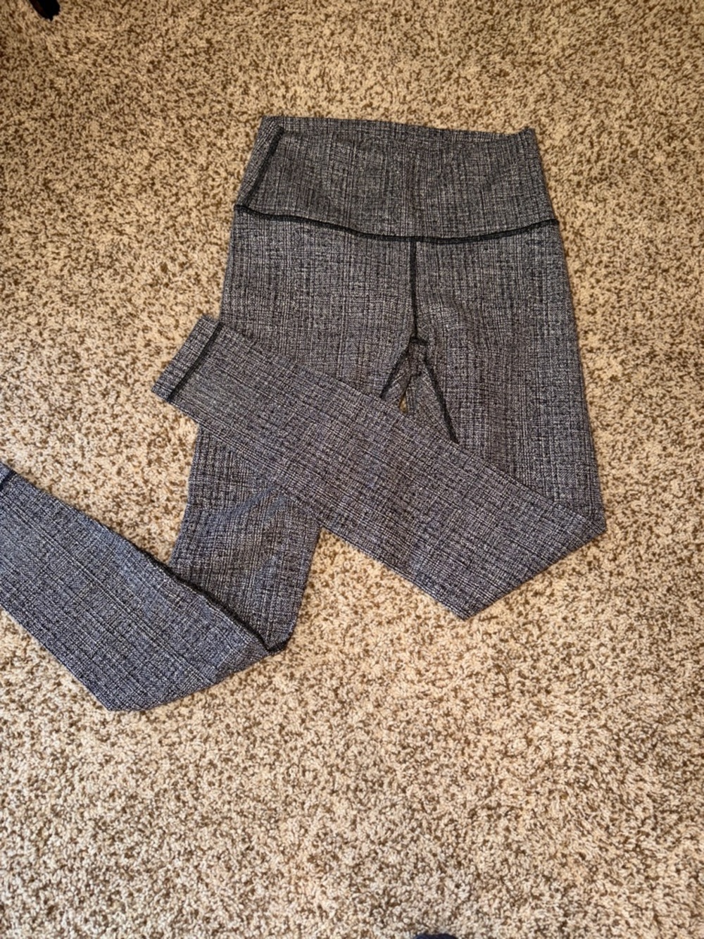 Lululemon High-Waist black/white Leggings